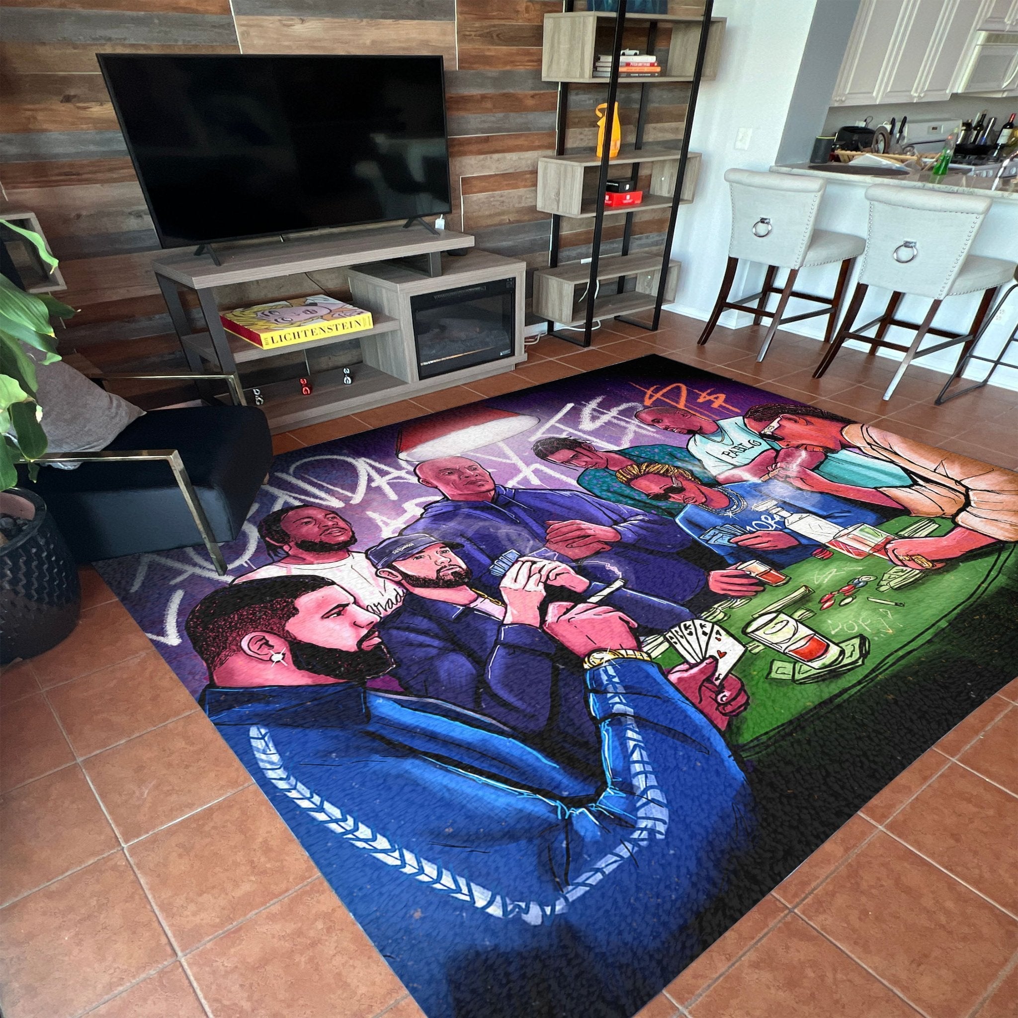 Legendary Hip-Hop Artists Rug