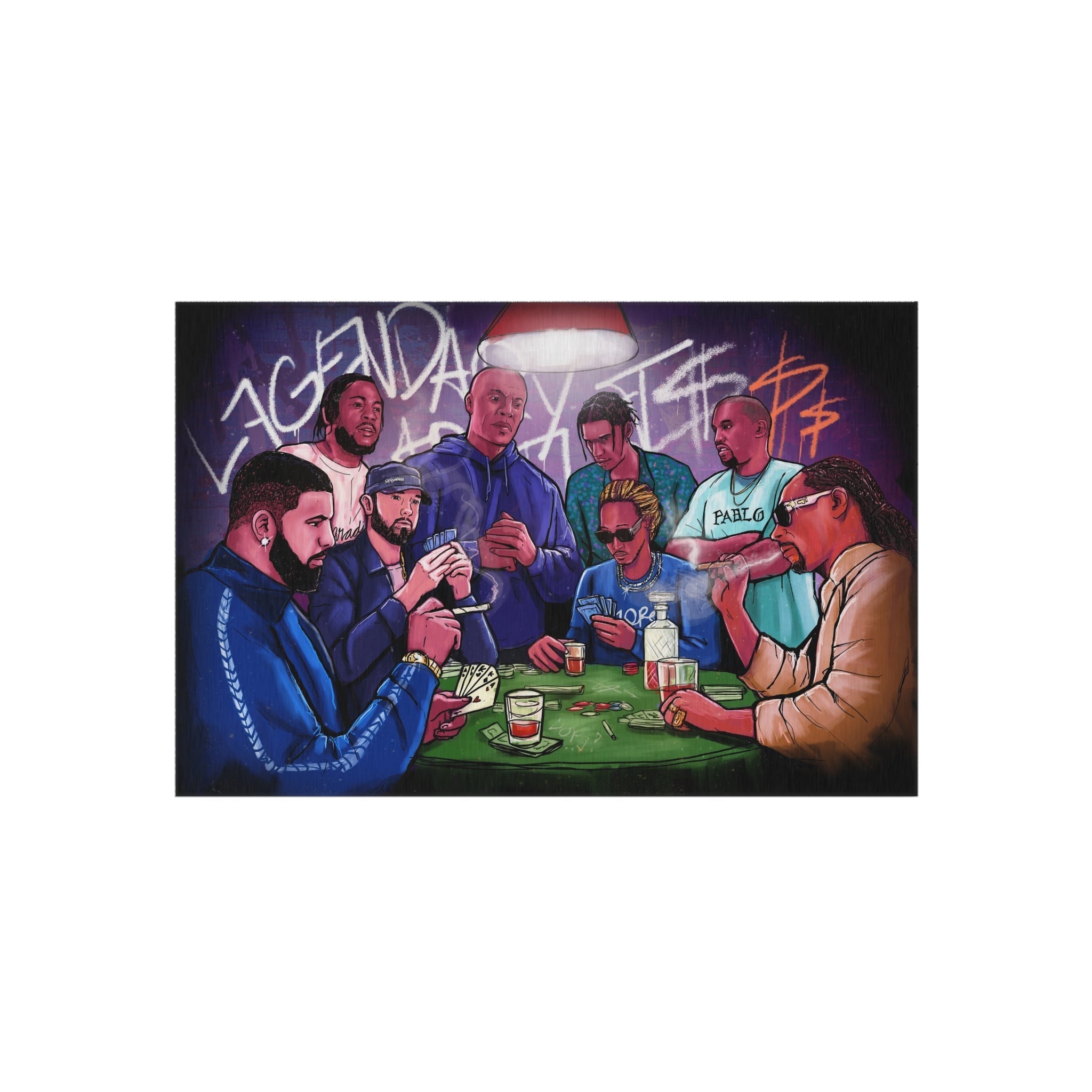 Legendary Hip-Hop Artists Rug