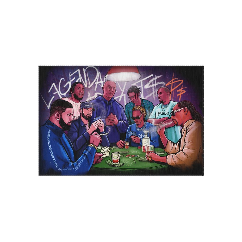 Legendary Hip-Hop Artists Rug
