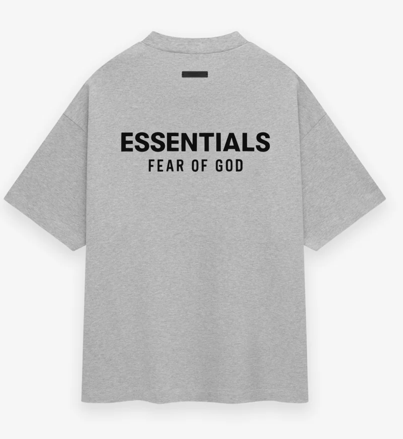 Fear of God Essentials Jersey Crewneck Tee (Light Grey)