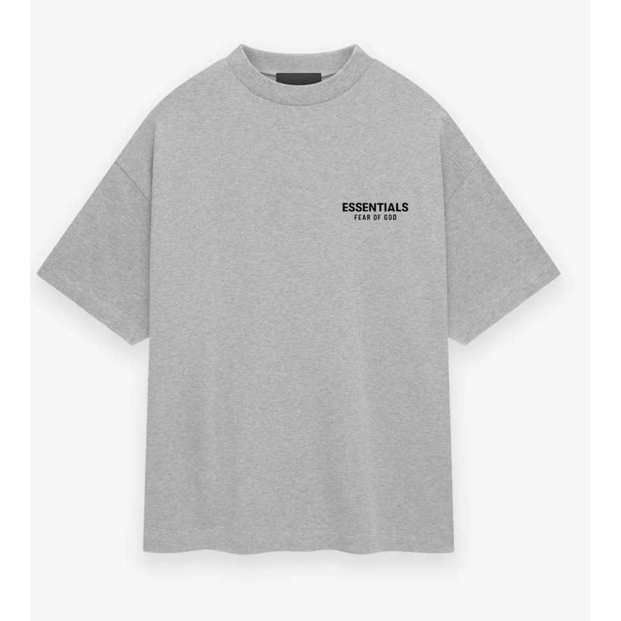 Fear of God Essentials Jersey Crewneck Tee (Light Grey)