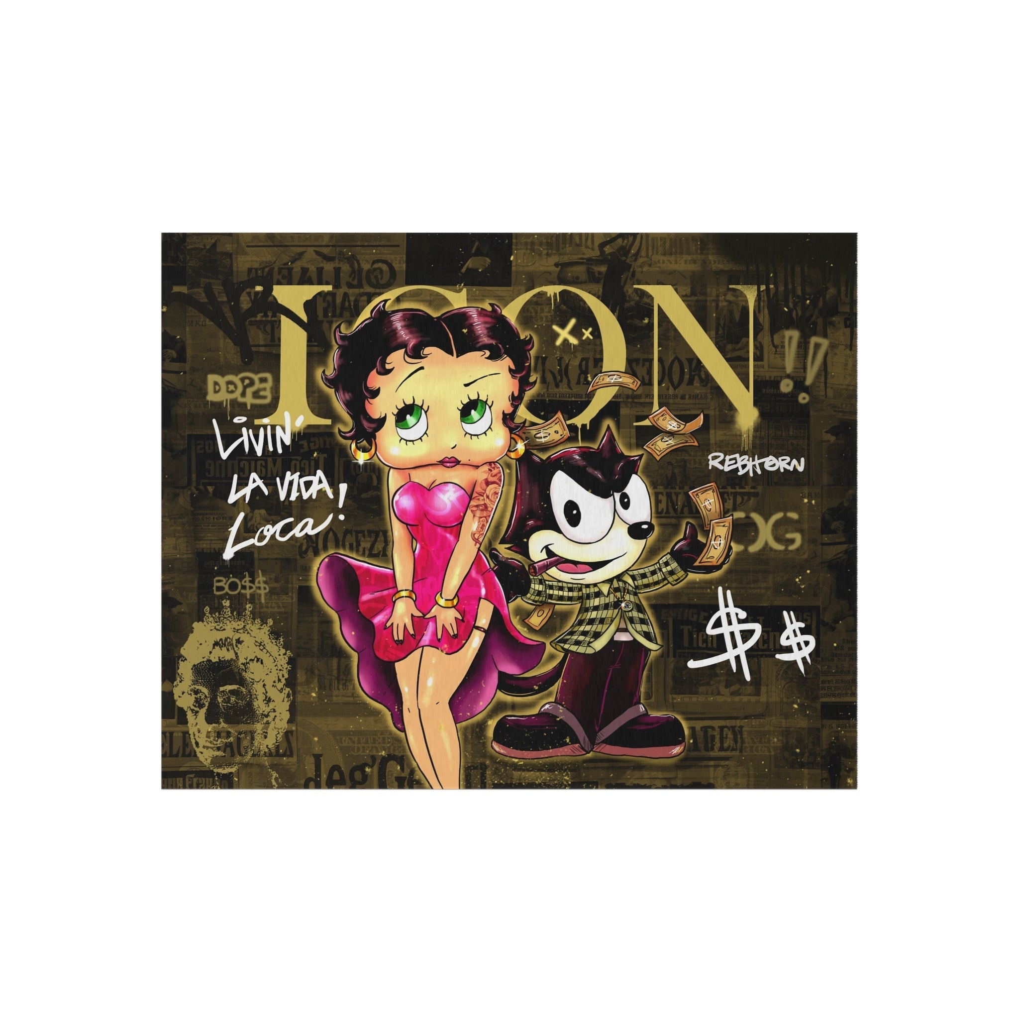 Livin La Vida Loca Gold/Yellow Rug