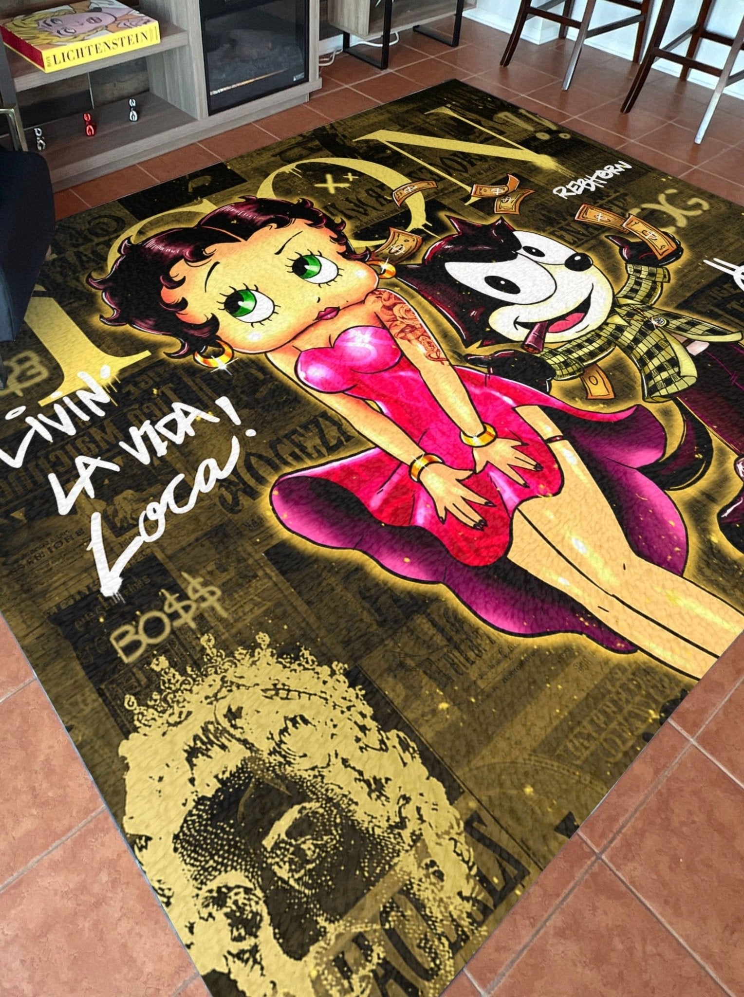 Livin La Vida Loca Gold/Yellow Rug