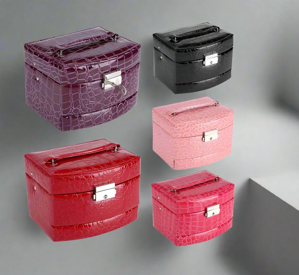 Luxury Jewelry Box – 3 Layers Tangle Free Jewelry Organizer & Elegant Designer Jewelry Chest