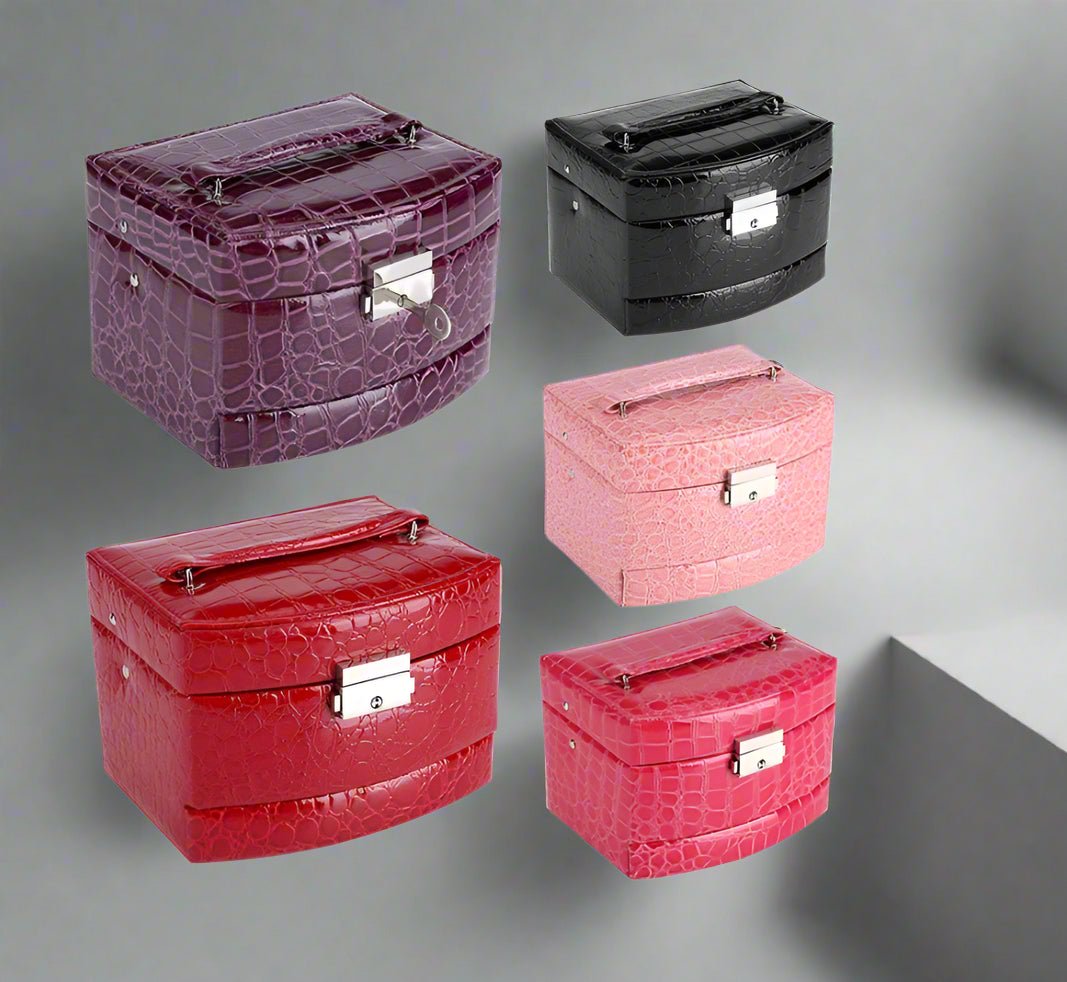 Luxury Jewelry Box – 3 Layers Tangle Free Jewelry Organizer & Elegant Designer Jewelry Chest