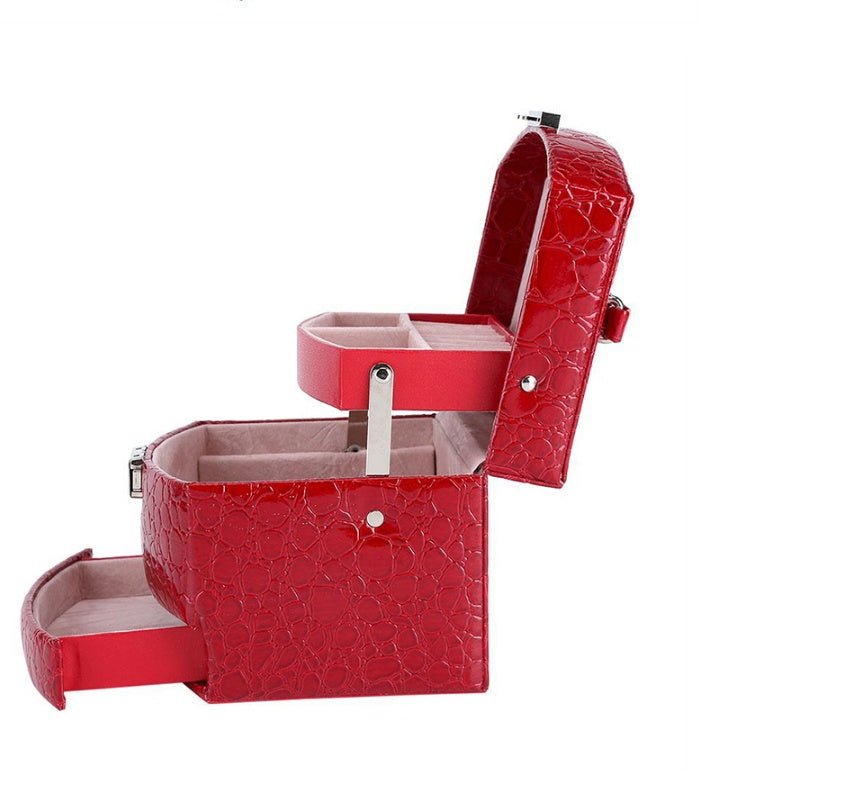 Luxury Jewelry Box – 3 Layers Tangle Free Jewelry Organizer & Elegant Designer Jewelry Chest