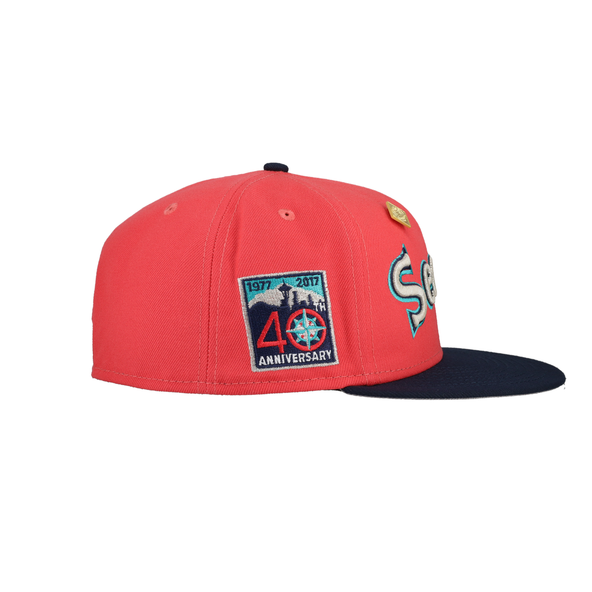 Seattle Mariners 40th Anniversary Side Patch 59Fifty Fitted Hat
