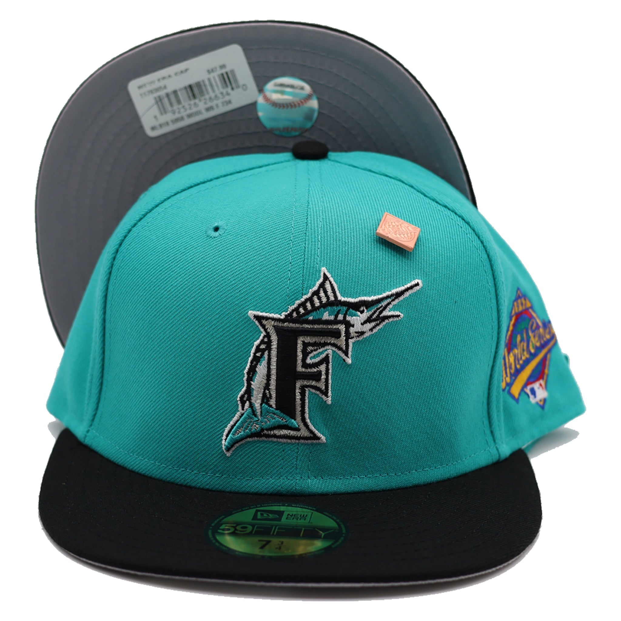 Florida Marlins Basics 1997 World Series Patch Fitted Hat