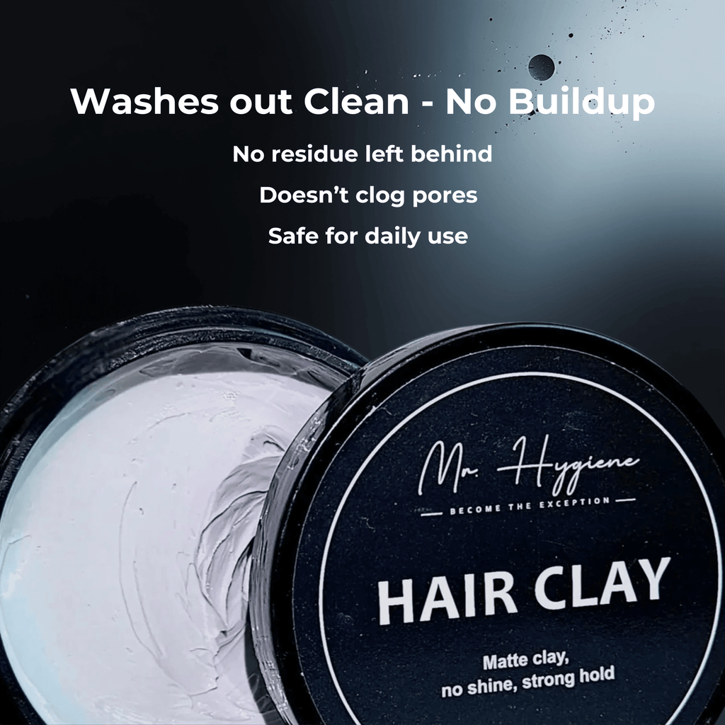 Matte Finish Hair Clay for Men - Strong Hold, Natural Look