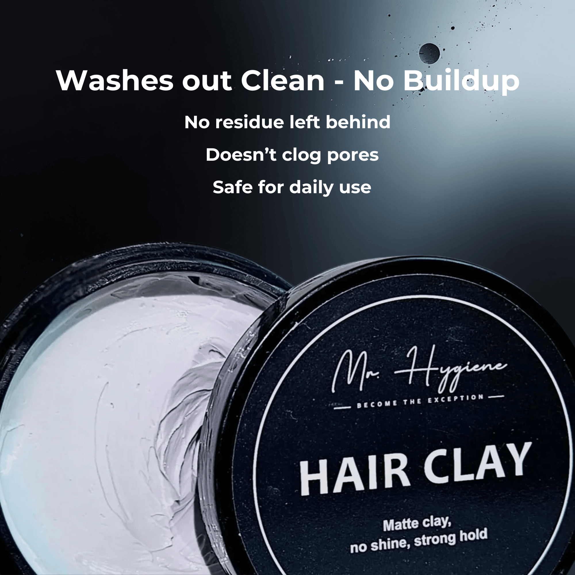 Matte Finish Hair Clay for Men - Strong Hold, Natural Look