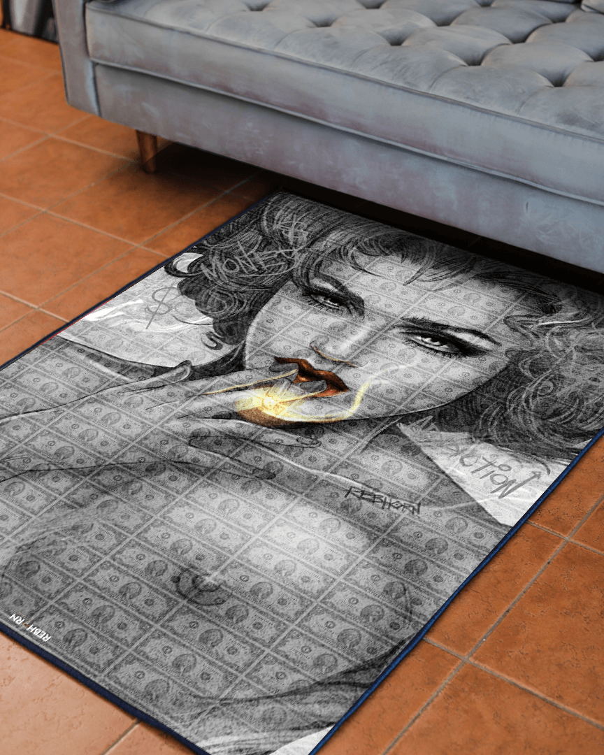 MONEY ADDICTION RUG