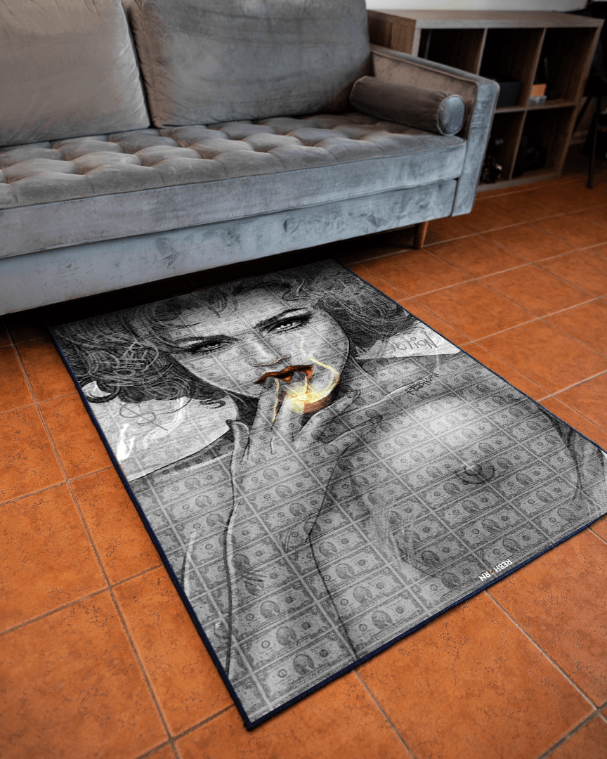 MONEY ADDICTION RUG
