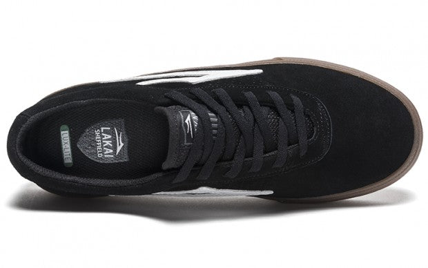Lakai Shoes Sheffield - Black/White Suede