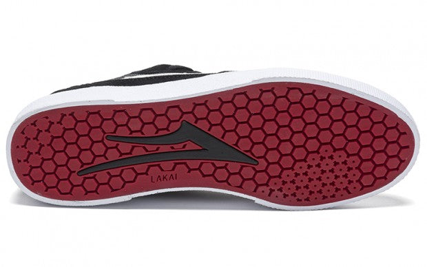 Lakai Shoes Cambridge - Black/White Suede