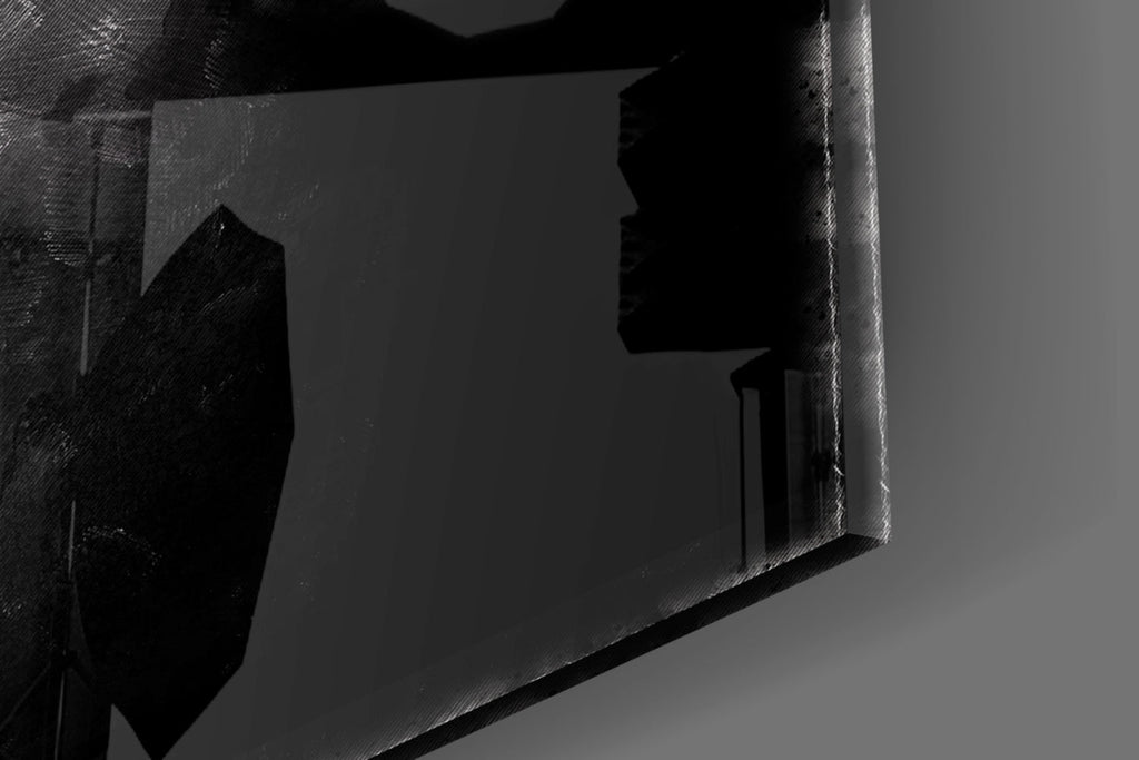 Woman and Red Glass Wall Art