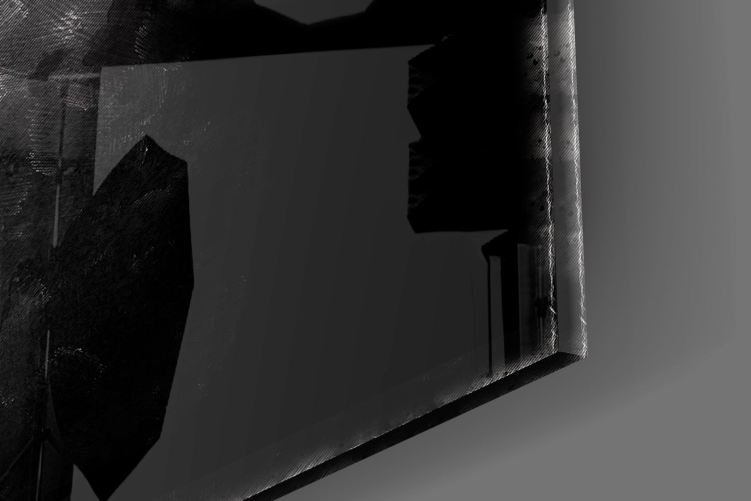 Woman and Red Glass Wall Art