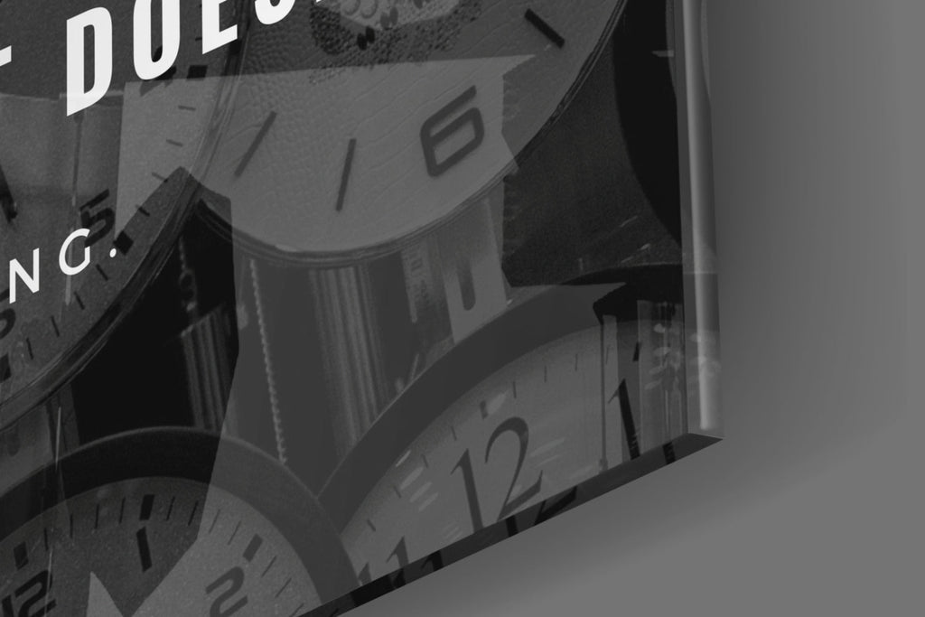 Famous Words Glass Wall Art