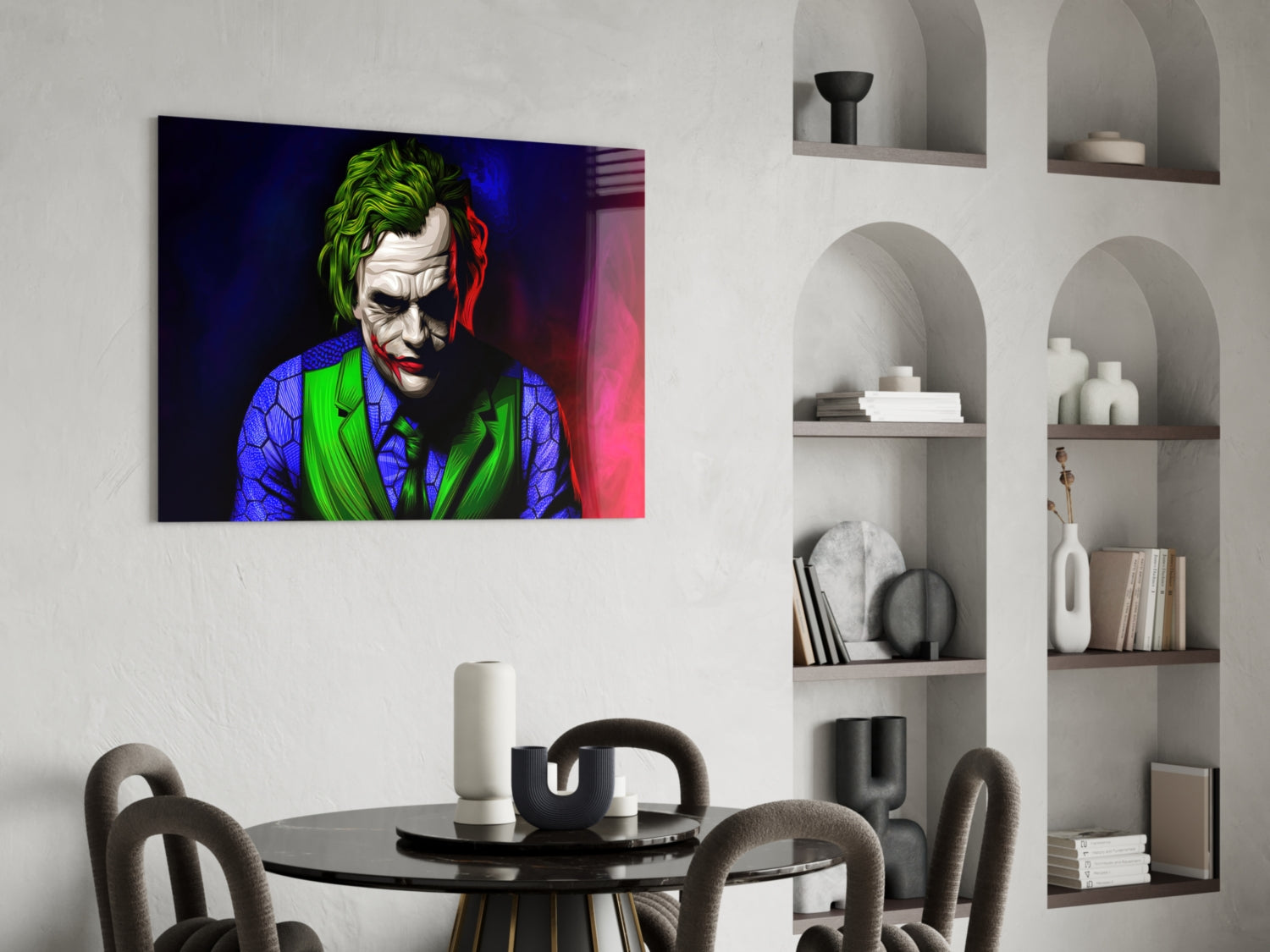 Joker Glass Wall Art