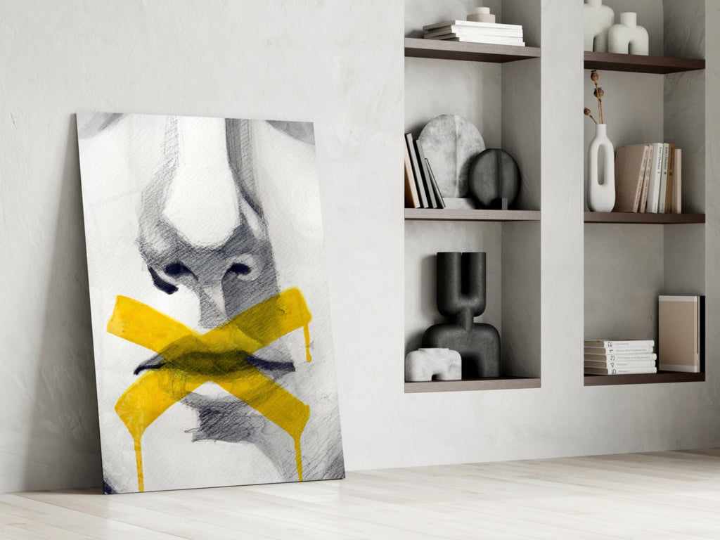 Silence Glass Wall Art