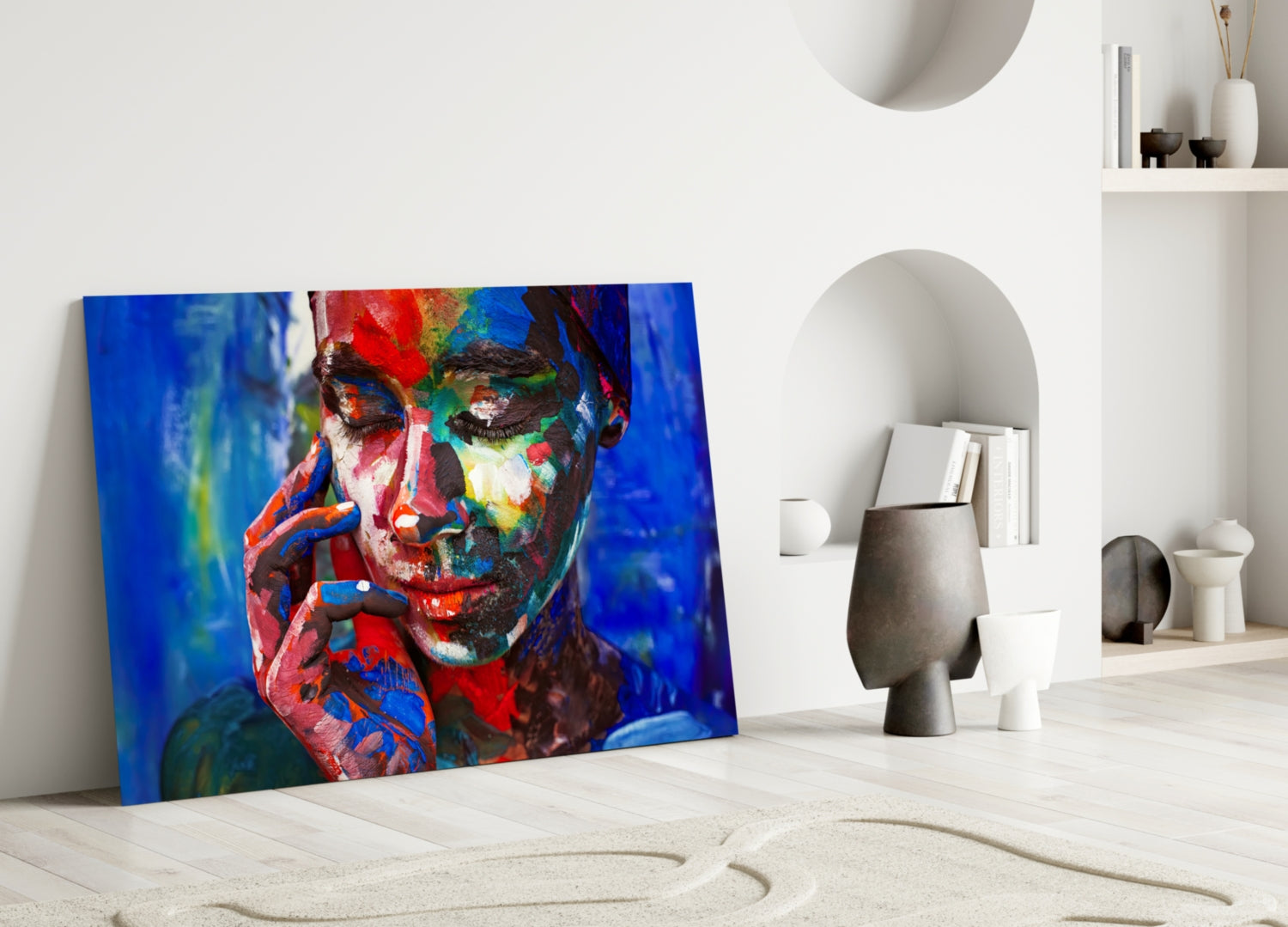 Women's Glass Wall Art