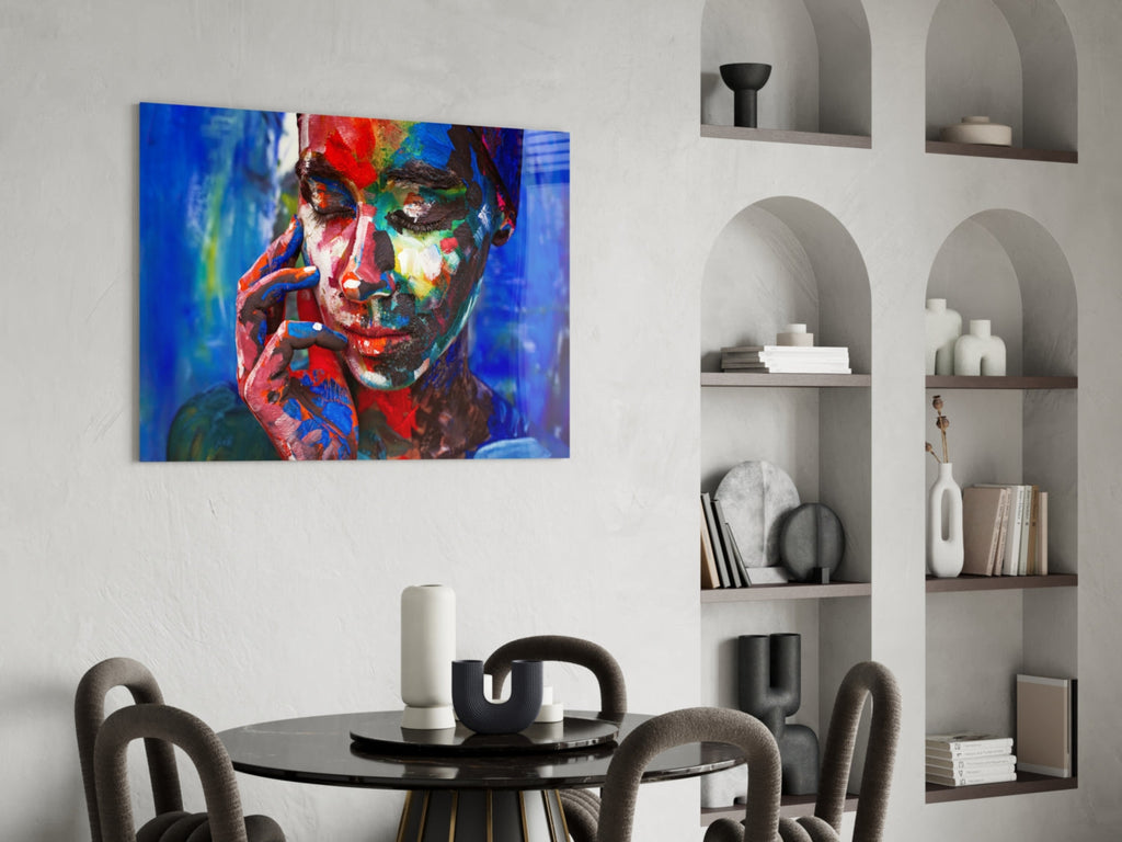 Women's Glass Wall Art