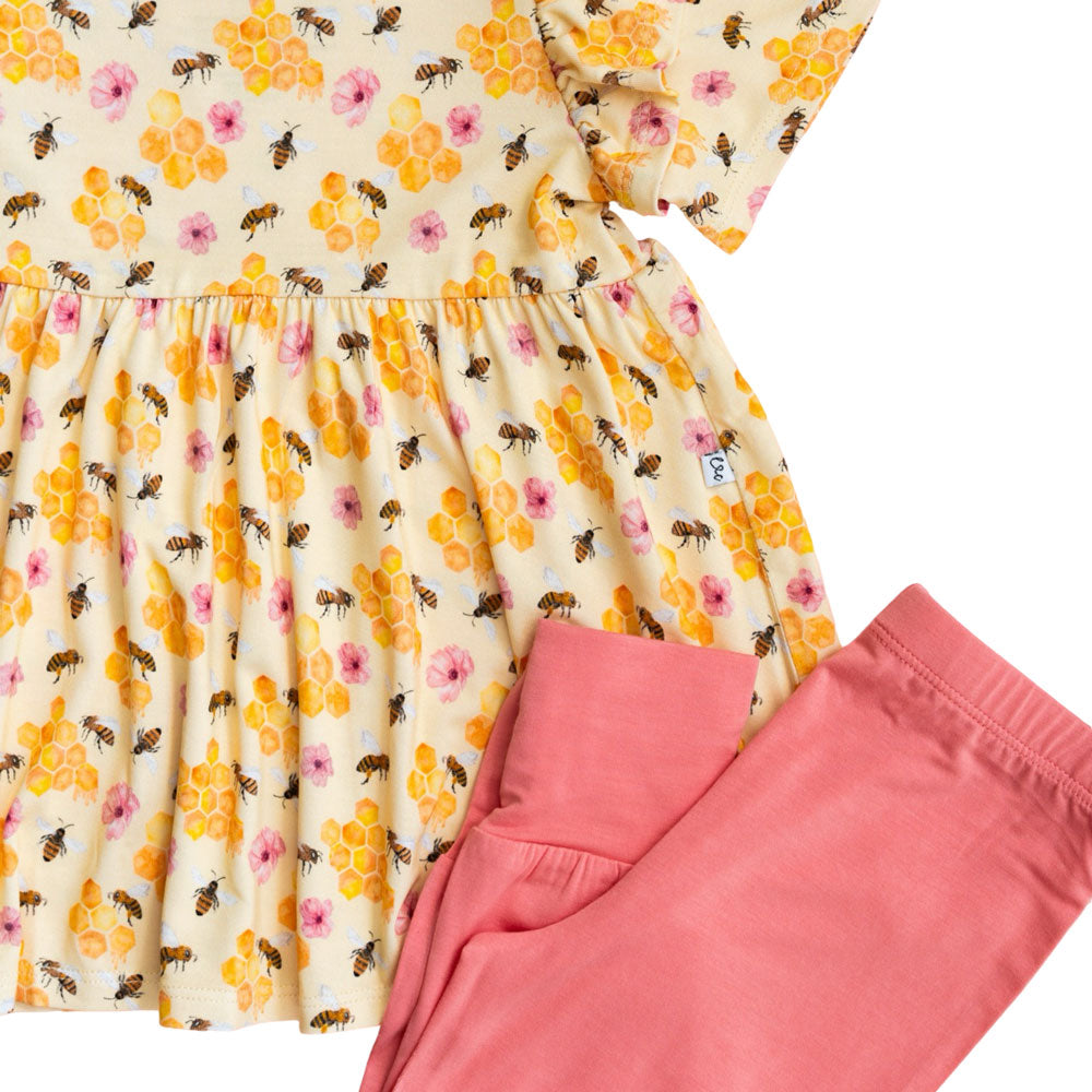 BellaGrace Bamboo Short Sleeve Tunic + Legging Set