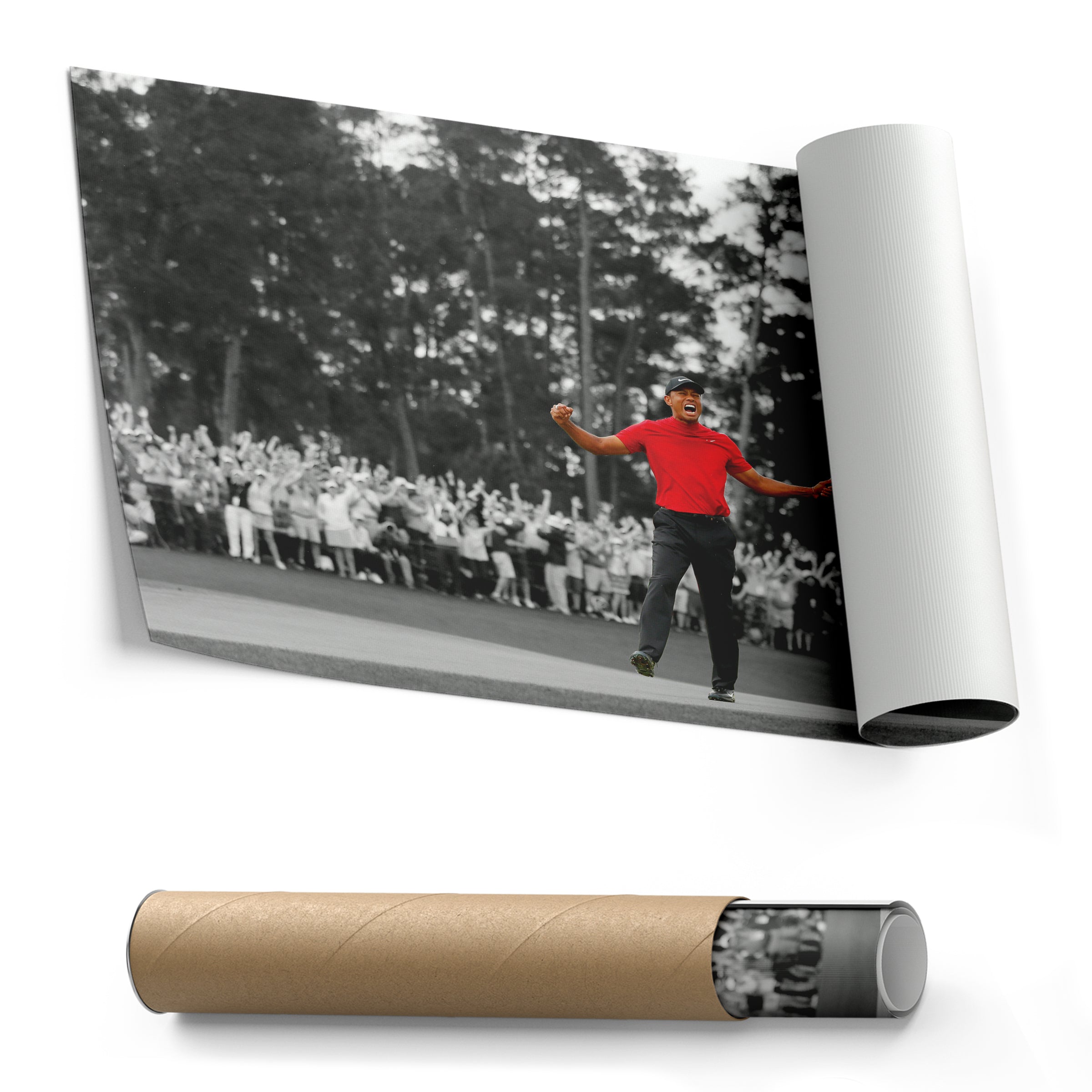 Tiger Woods Canvas Art – Masters 2019 Golf Wall Decor