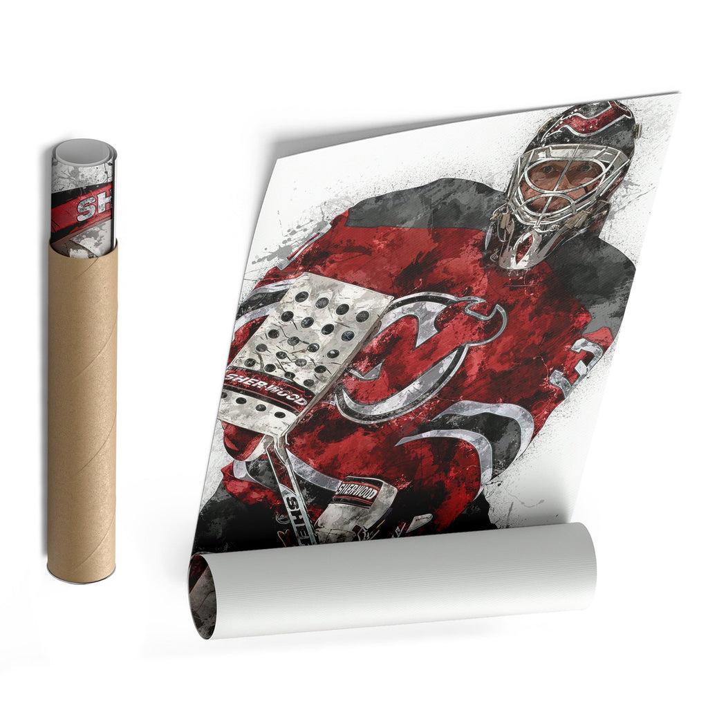 Martin Brodeur Canvas Art – New Jersey Devils Wall Decor