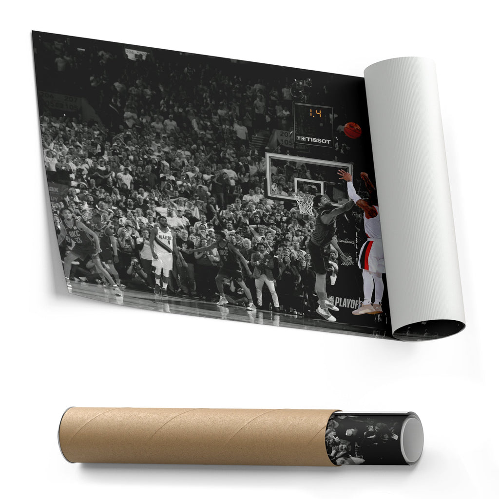 Damian Lillard Canvas Art – Dame Time Game Winner Decor