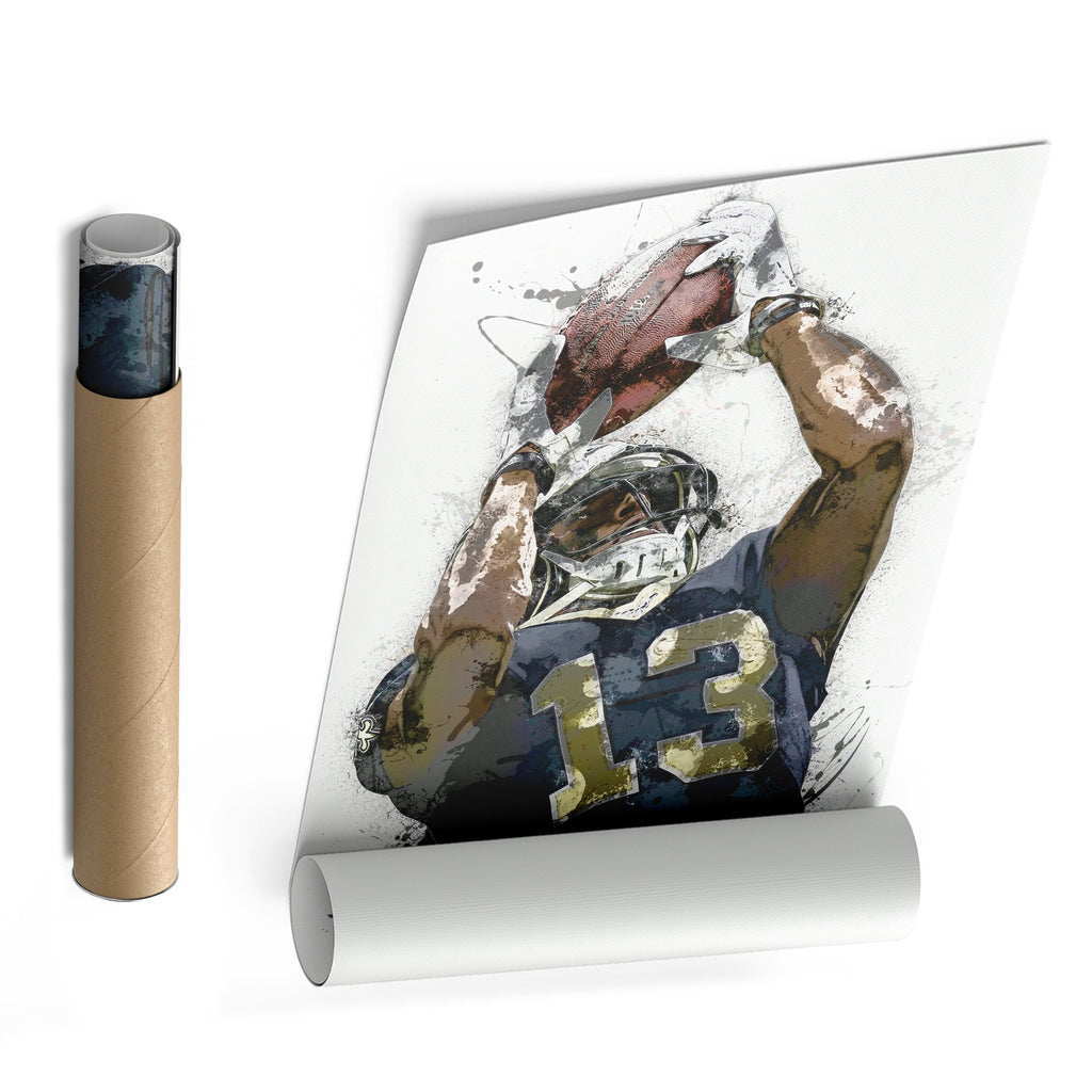 Michael Thomas Canvas Art – New Orleans Saints Wall Decor