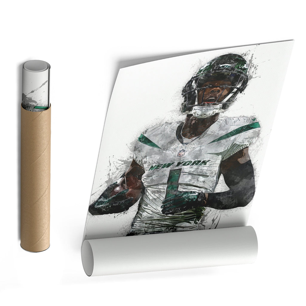 Sauce Gardner Canvas Art – New York Jets Wall Decor