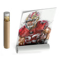 Christian McCaffrey Canvas Art – San Francisco 49ers Wall Decor