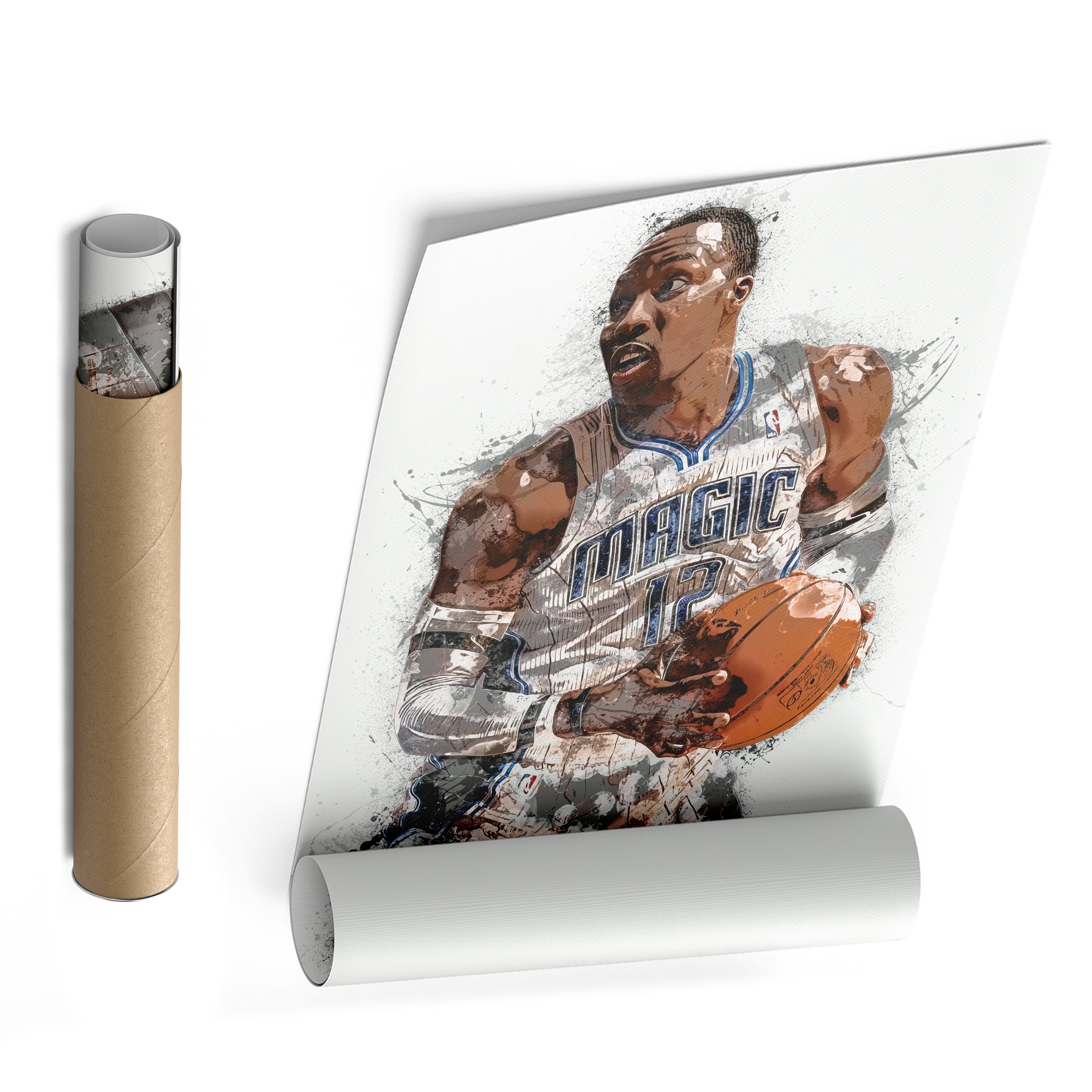Dwight Howard Canvas Art – Orlando Magic Wall Decor