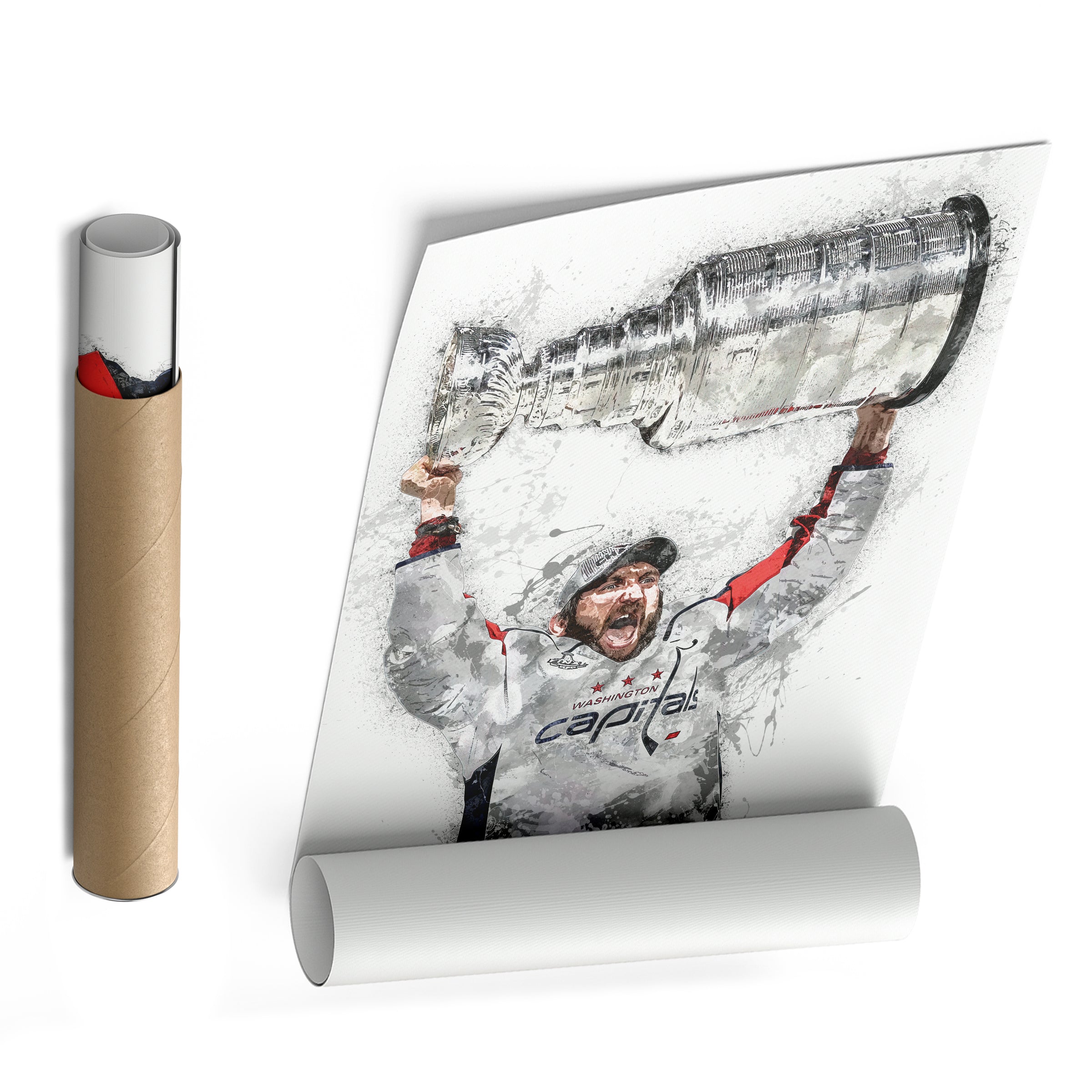Alexander Ovechkin Canvas Art - Washington Capitals Wall Decor