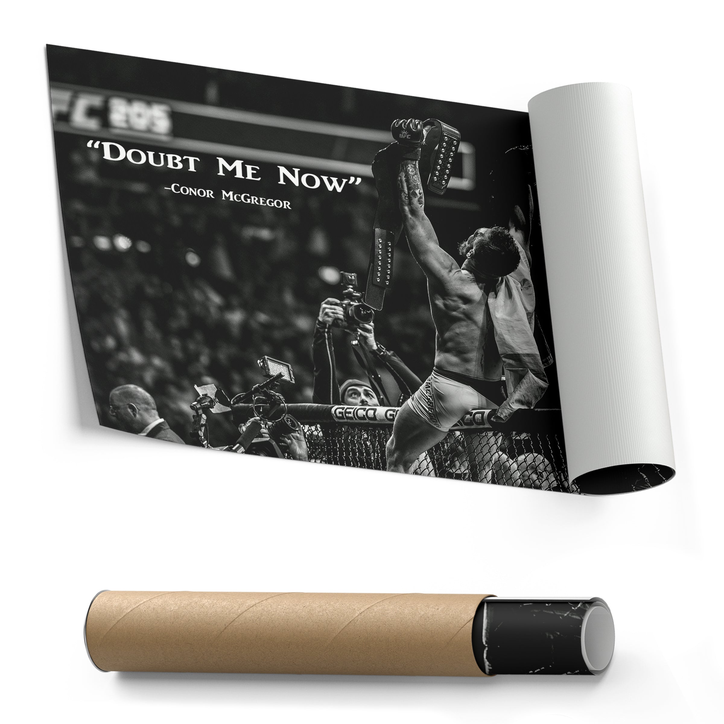Conor McGregor Quote Canvas Art – MMA Wall Decor