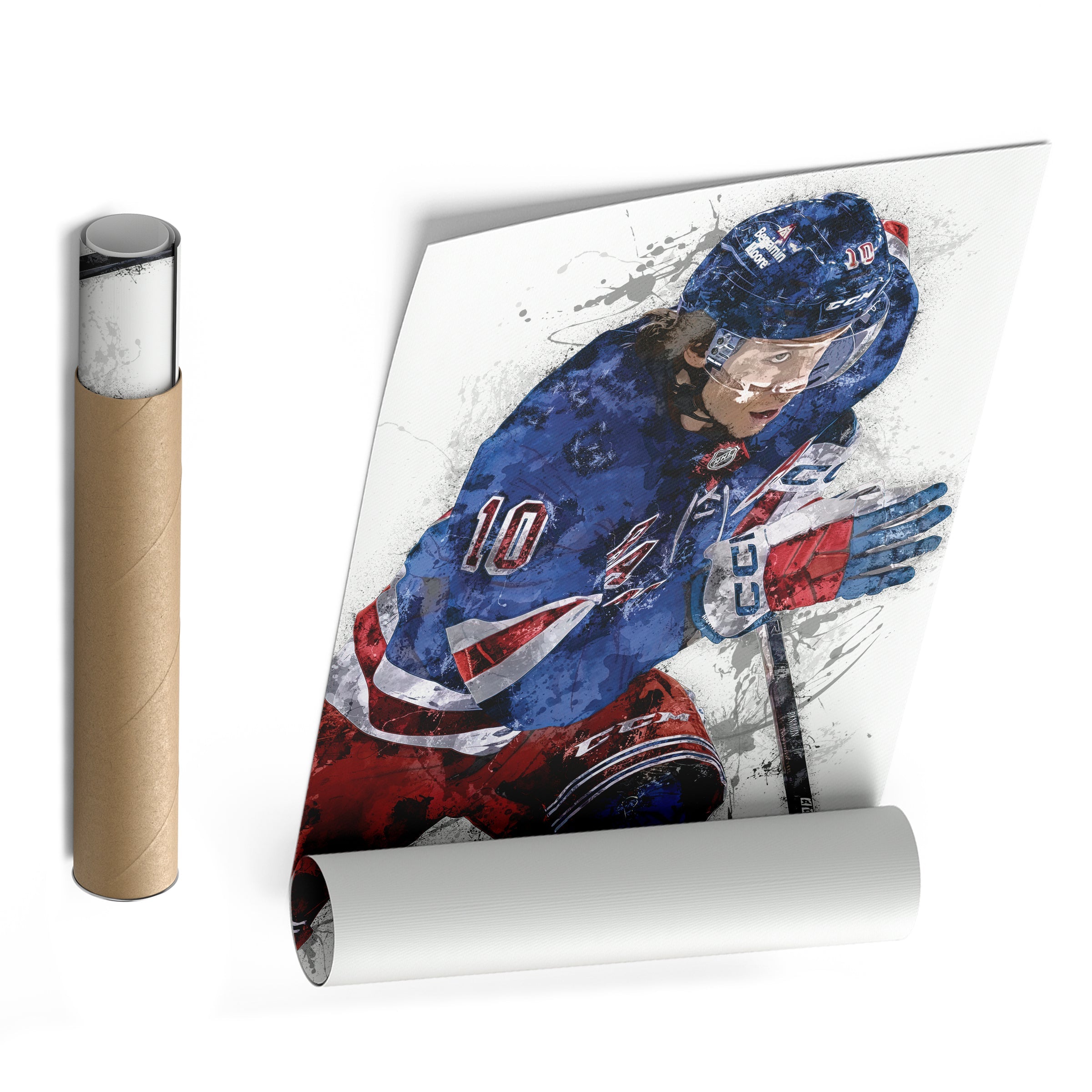 Artemi Panarin Canvas Art – New York Rangers Wall Decor
