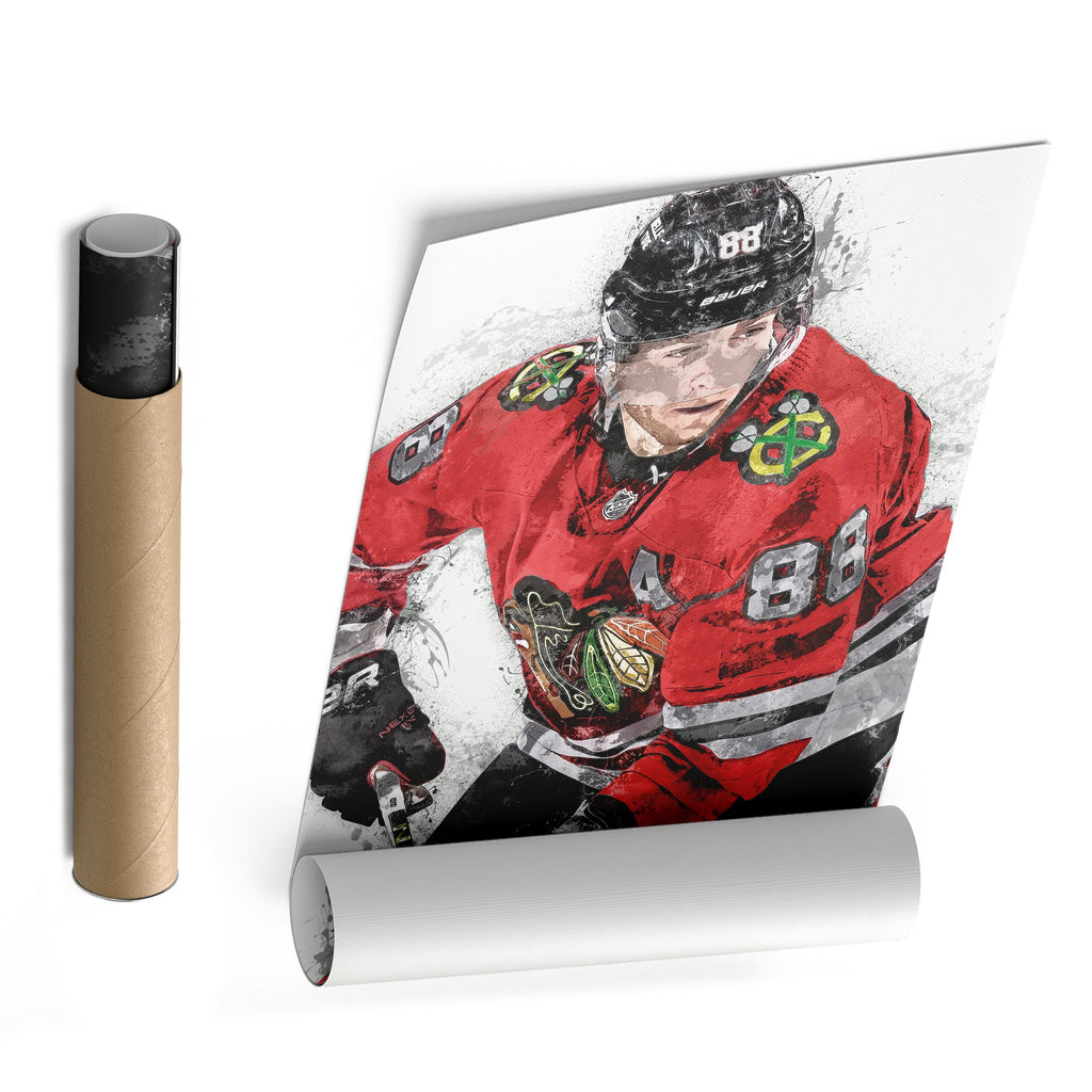 Patrick Kane Canvas Art – Chicago Blackhawks Wall Decor