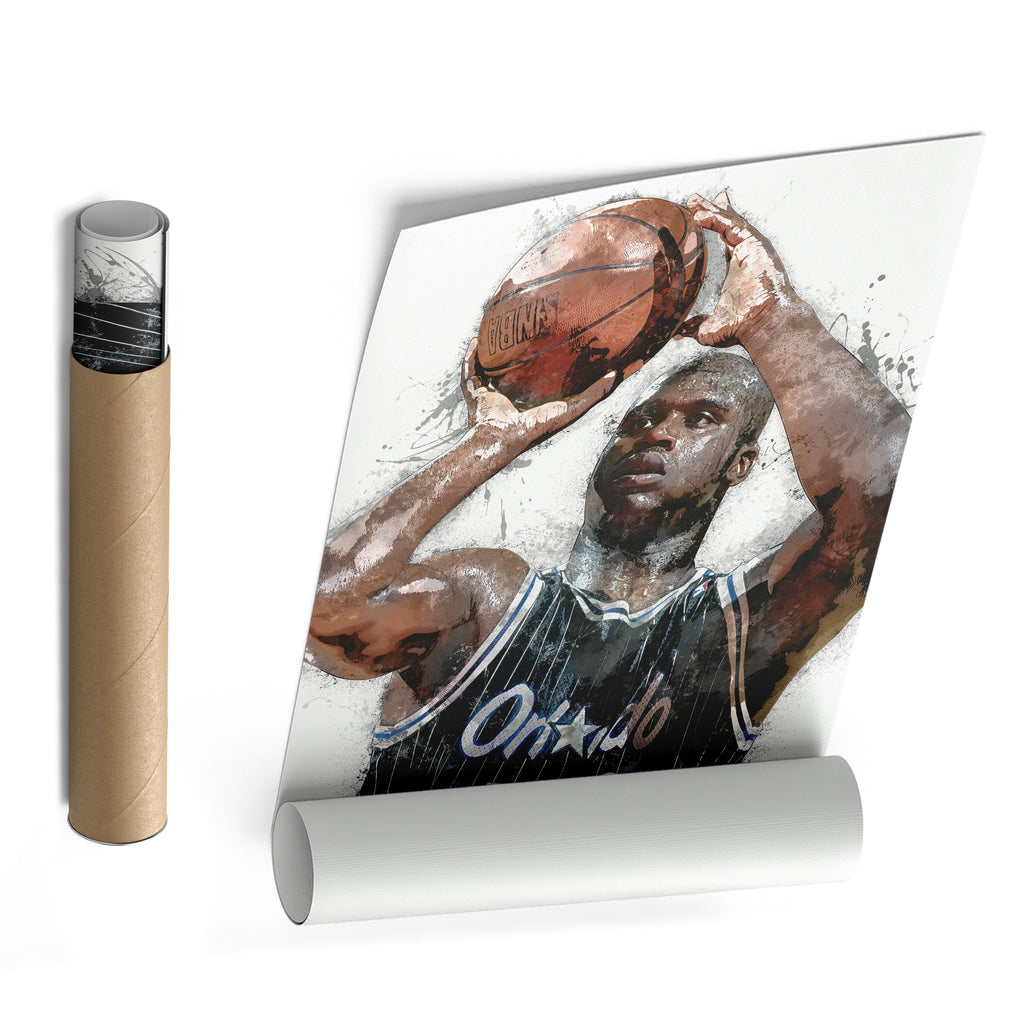 Shaquille O'Neal Canvas Art – Orlando Magic Wall Decor