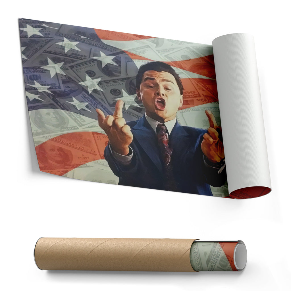 Wolf of Wall Street Canvas Art – Iconic Movie Wall Decor