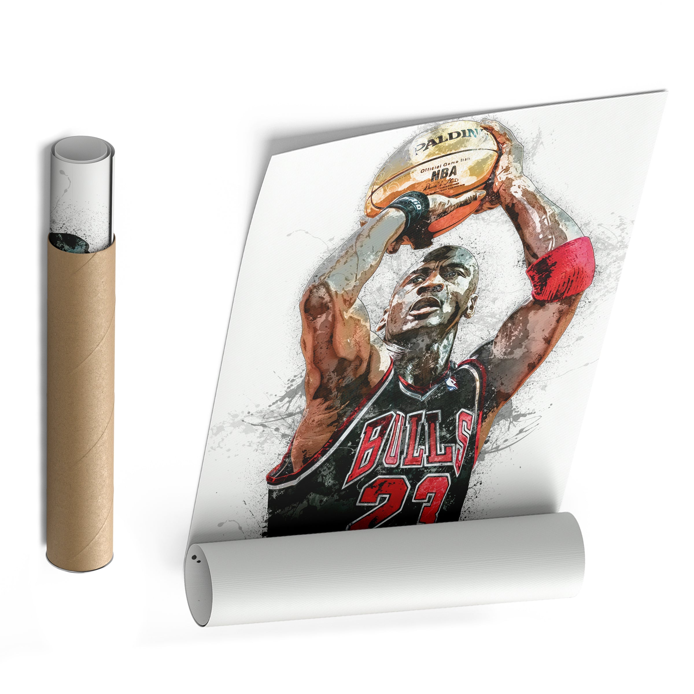Michael Jordan Canvas Art – Chicago Bulls Legend Wall Decor