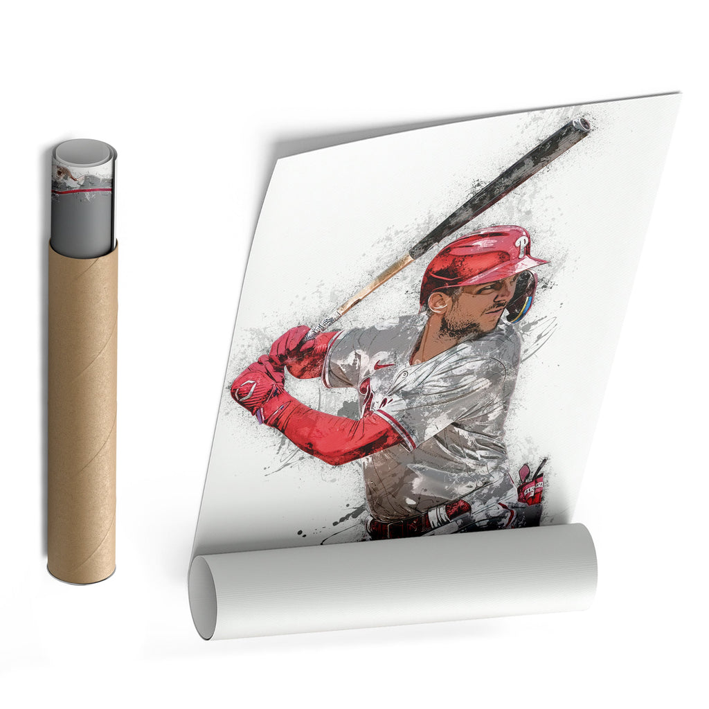Trea Turner Canvas Art – Philadelphia Phillies Wall Decor