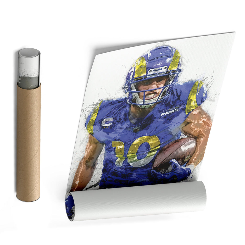 Cooper Kupp Canvas Art – Los Angeles Rams Wall Decor