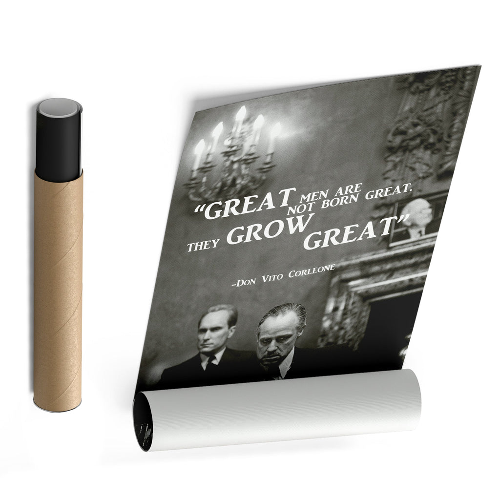 The Godfather Quote Canvas Art – Vito Corleone Decor