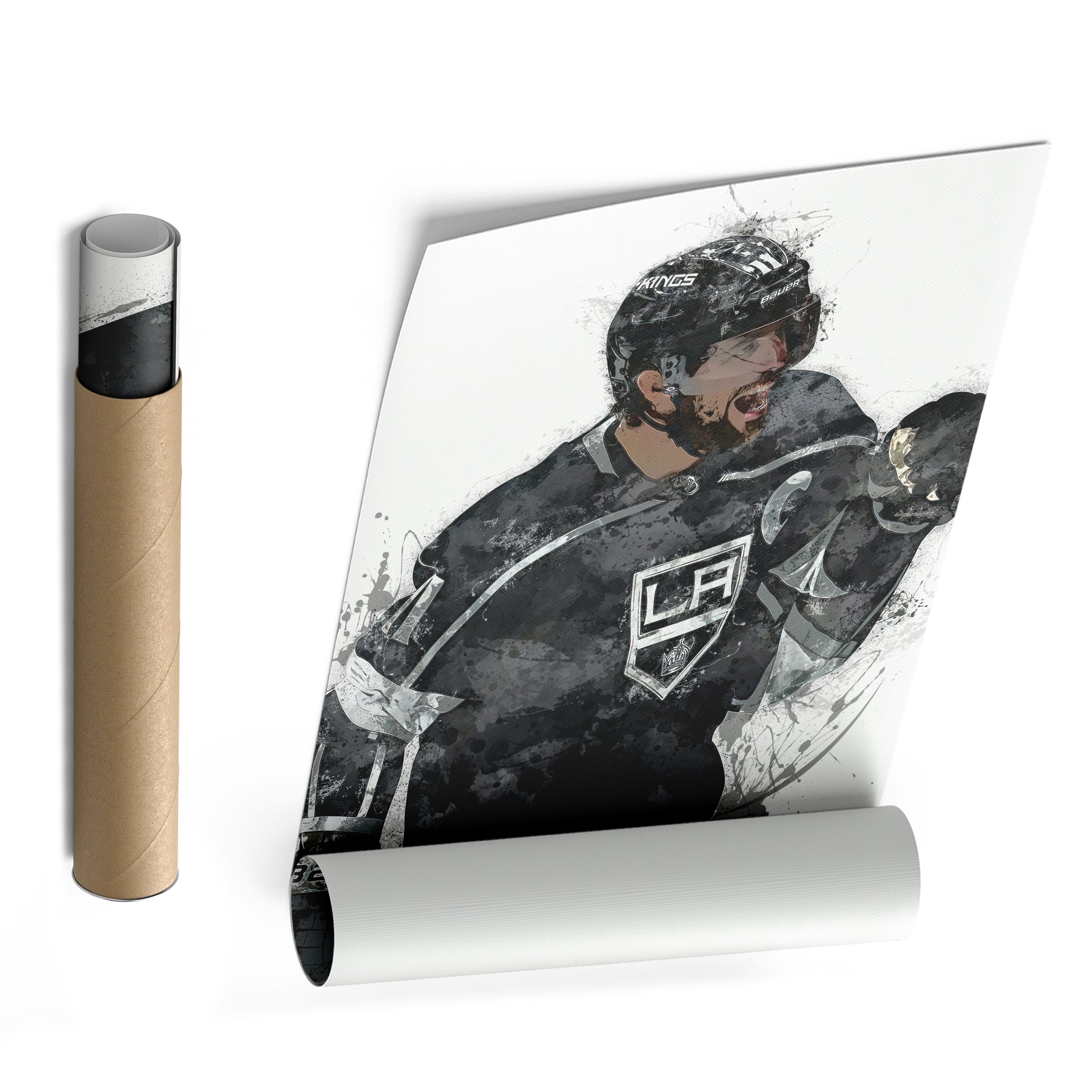 Anze Kopitar Canvas Art – Los Angeles Kings Wall Decor
