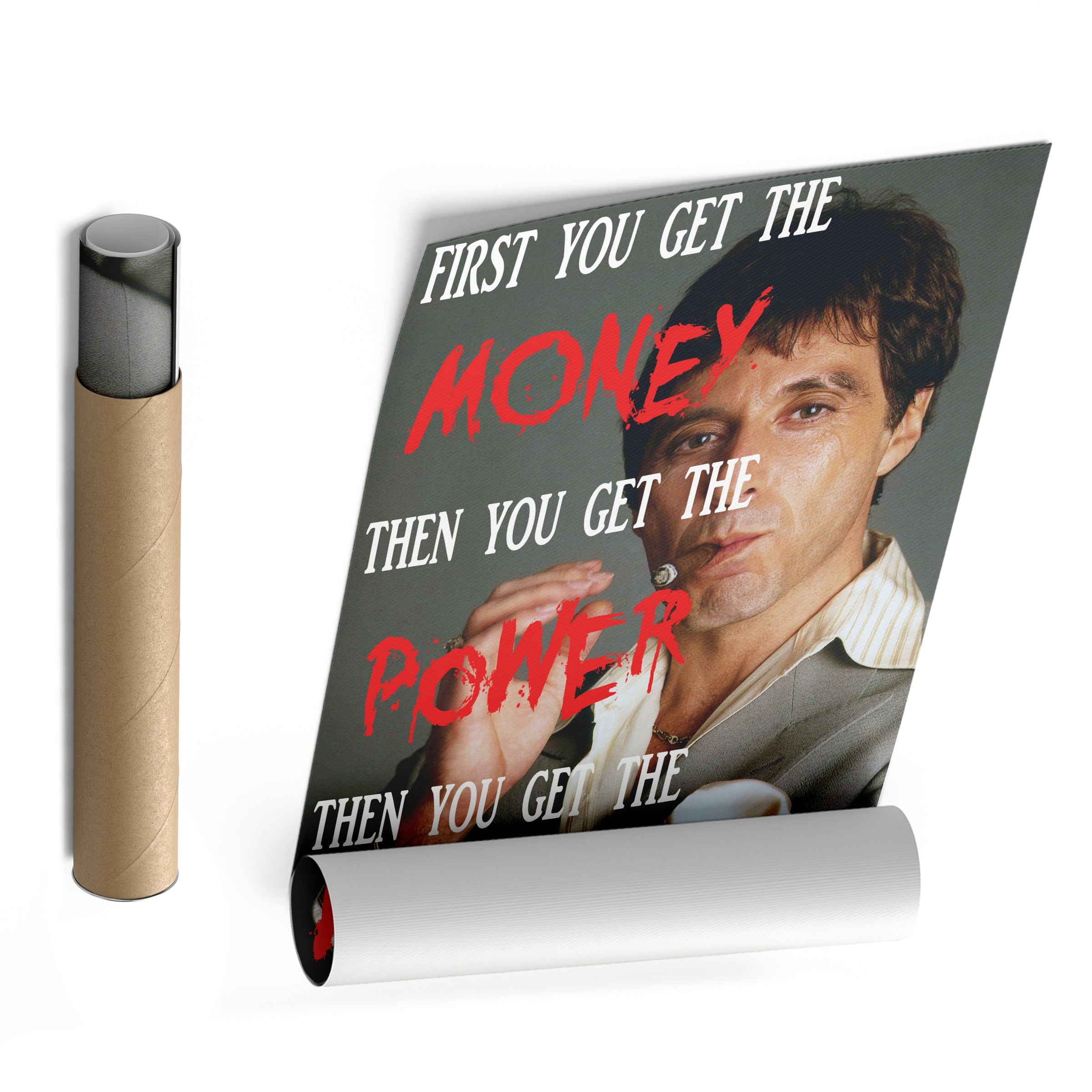 Scarface Quote Canvas Art – Tony Montana Wall Decor