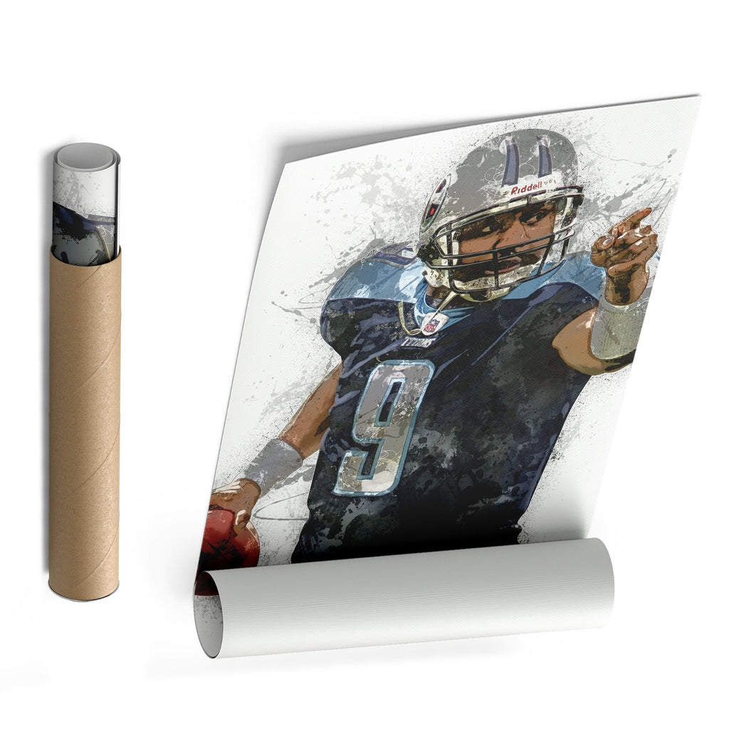 Steve McNair Canvas Art – Tennessee Titans Wall Decor