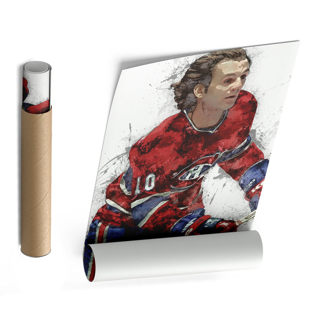 Guy Lafleur Canvas Art – Montreal Canadiens Wall Decor
