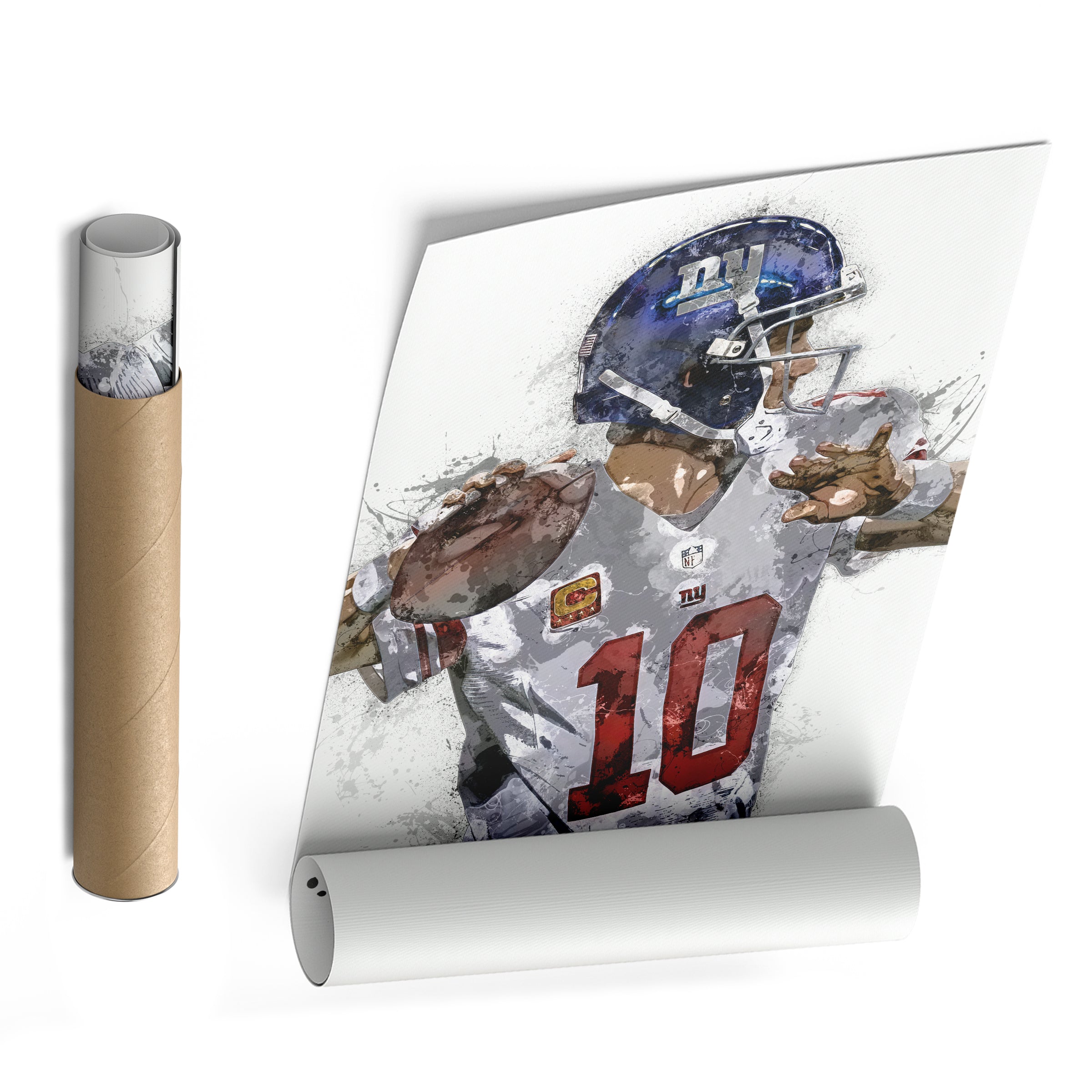 Eli Manning Canvas Art – New York Giants Wall Decor