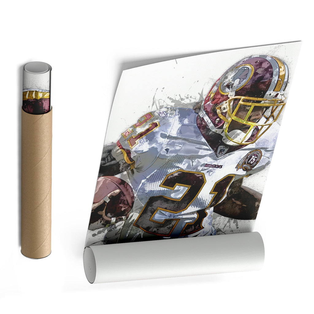 Sean Taylor Canvas Art – Washington Commanders Wall Decor