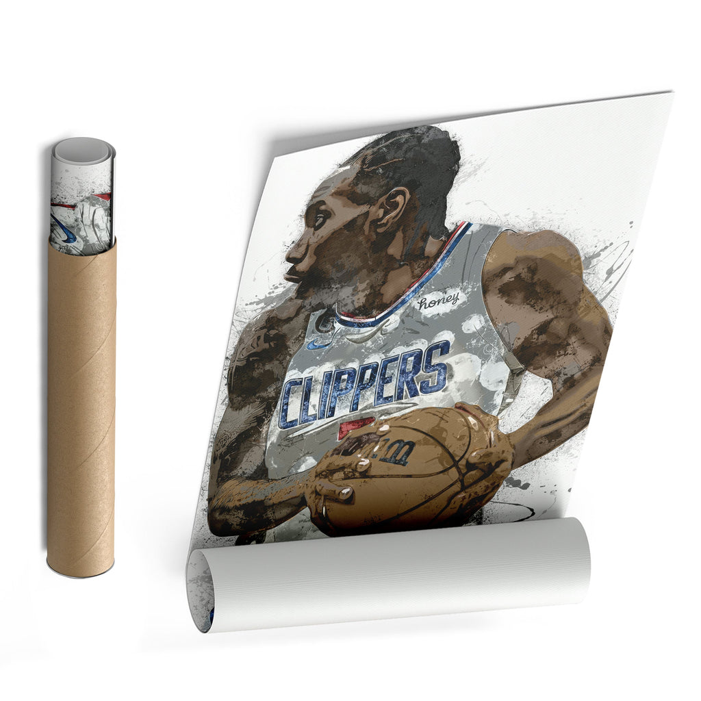 Kawhi Leonard Canvas Art – Los Angeles Clippers Wall Decor